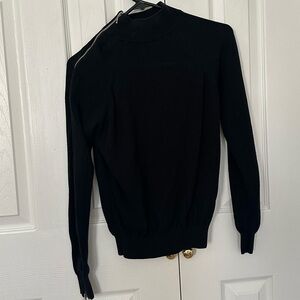 Who What Wear Black Knit Sweater